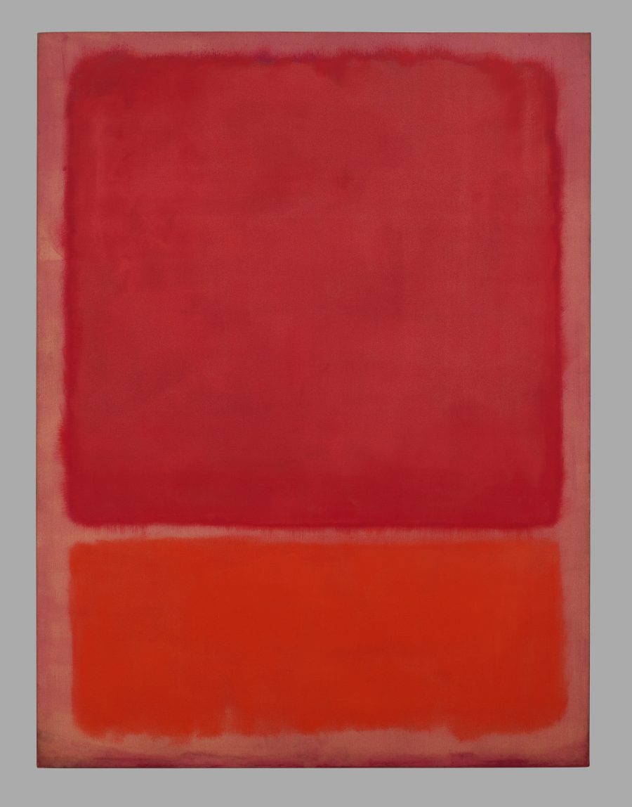 Mark Rothko (1903-1970), Untitled (Red, Orange), 1968 © 1998 Kate Rothko Prizel & Christopher Rothko/Bildrecht, Wien, 2019, © Foto: Fondation Beyeler, Riehen/Basel, Sammlung Beyeler/Robert Bayer